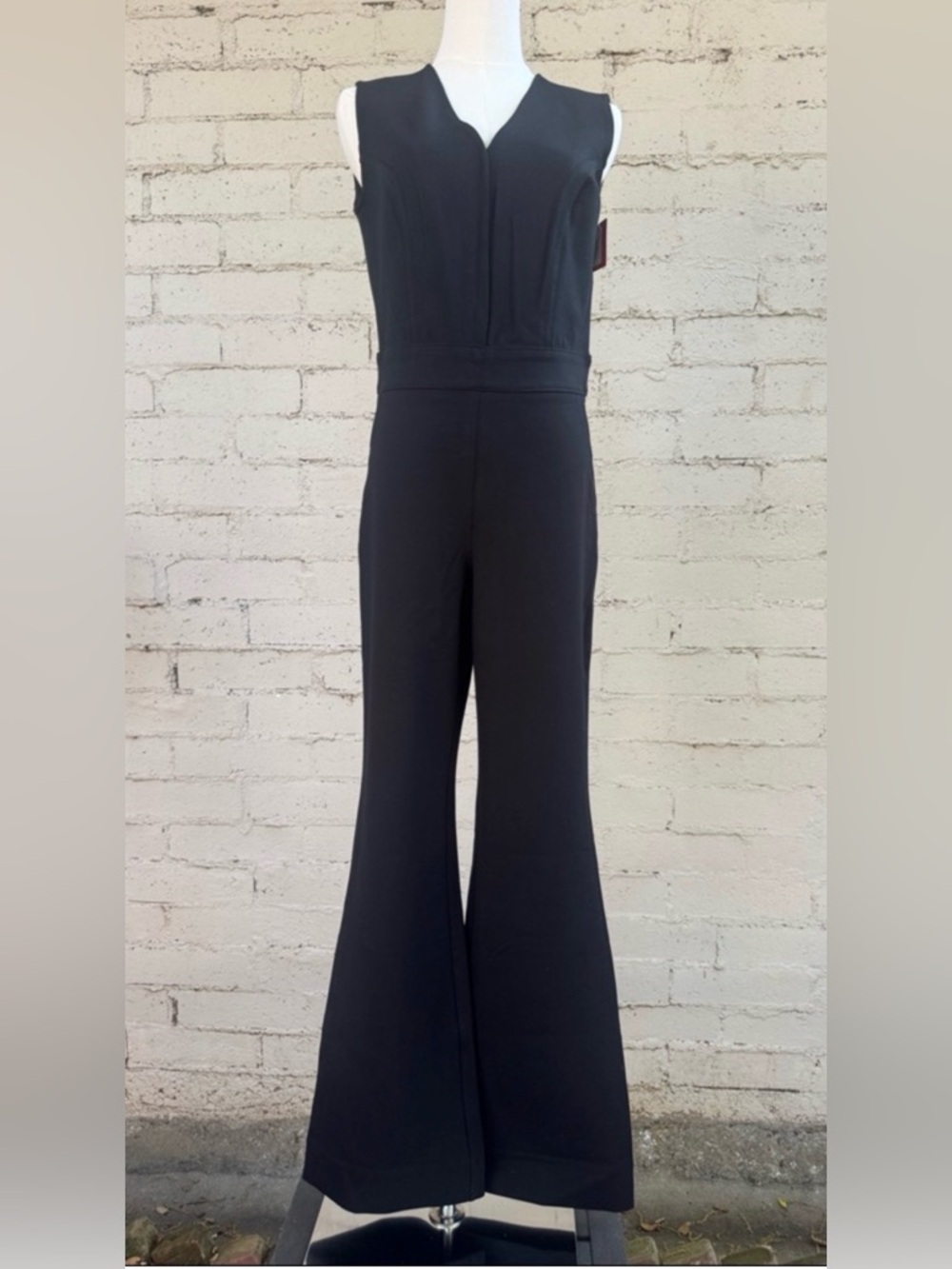 SPANX Perfect Sleeveless Jumpsuit Classic Black Size S - Picture 5 of 16